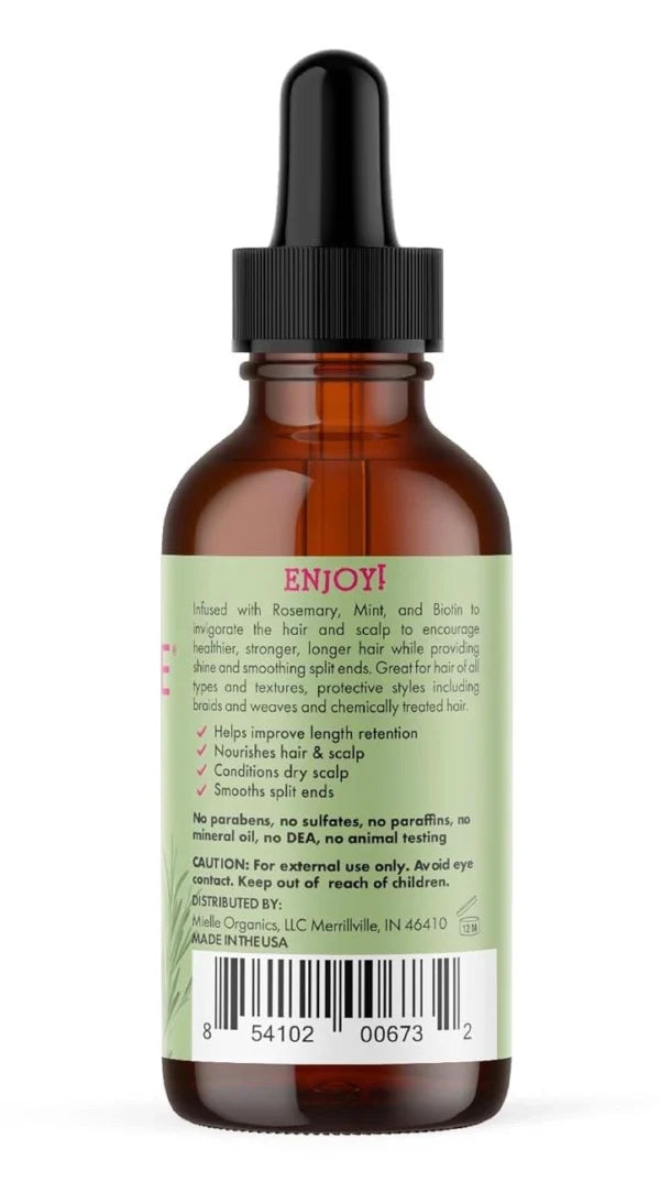 MIELLE ROSE MARY MINT SCALP & HAIR STRENGTHENING OIL 59ML