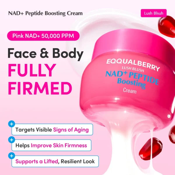EqqualBerry Lush Blush Nad+Peptide Boosting Cream 50ml